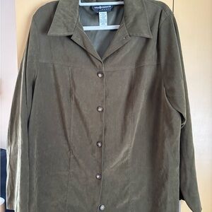 Sag Harbor Women's Utility Jacket in Olive Green
